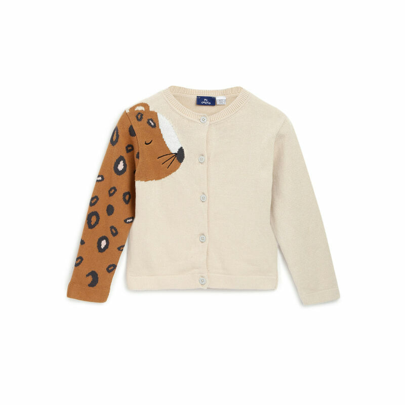Chicco girls printed cardigan