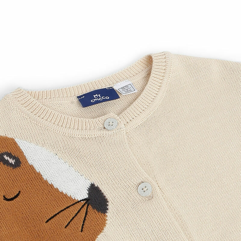 Chicco girls printed cardigan - Дэлгэрэнгүй зураг