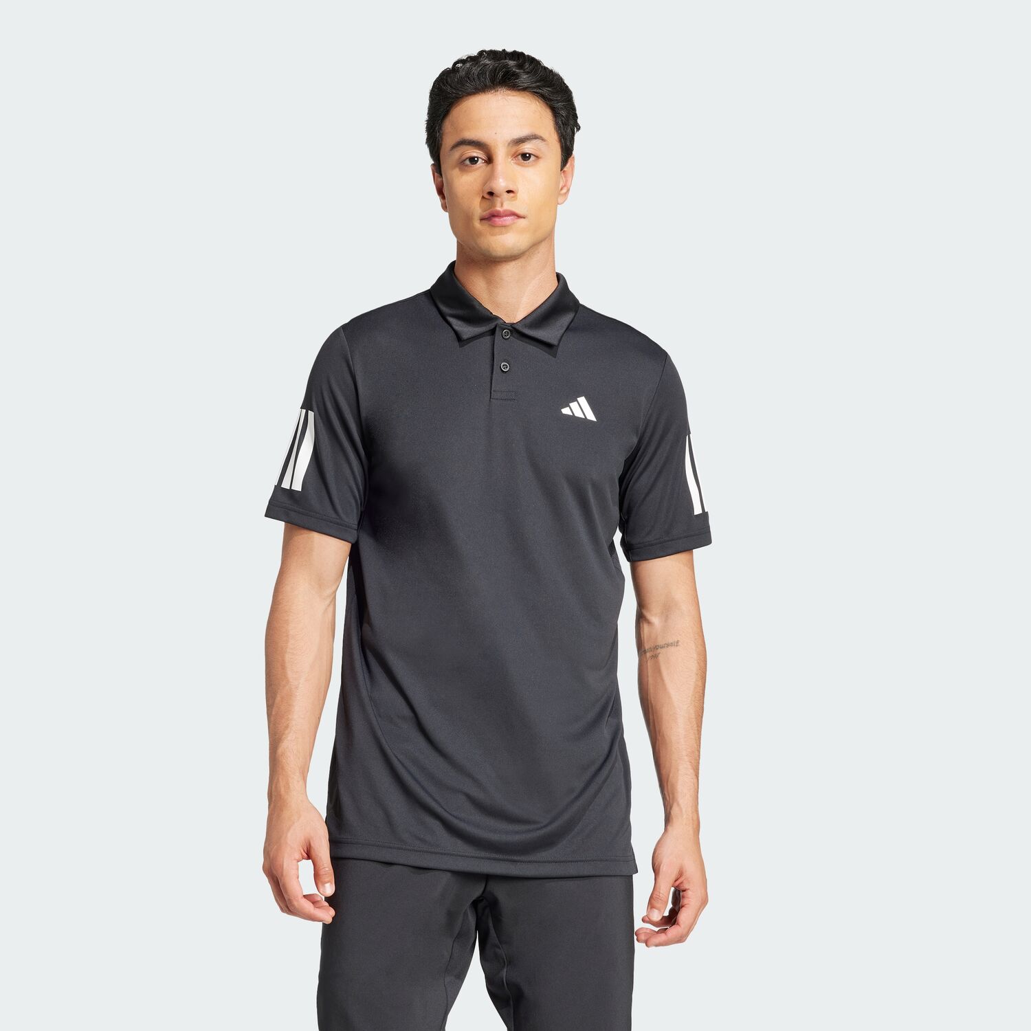 CLUB 3STR POLO BLACK