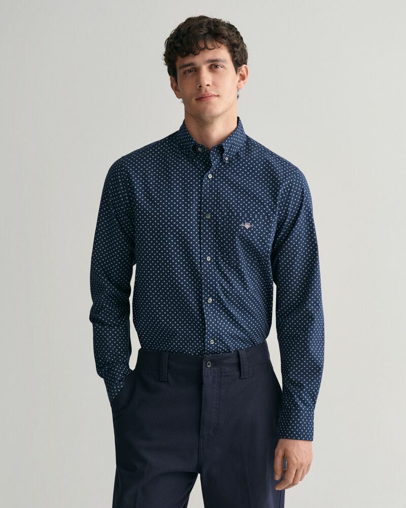 GANT REGULAR FIT MICRO PRINT SHIRT